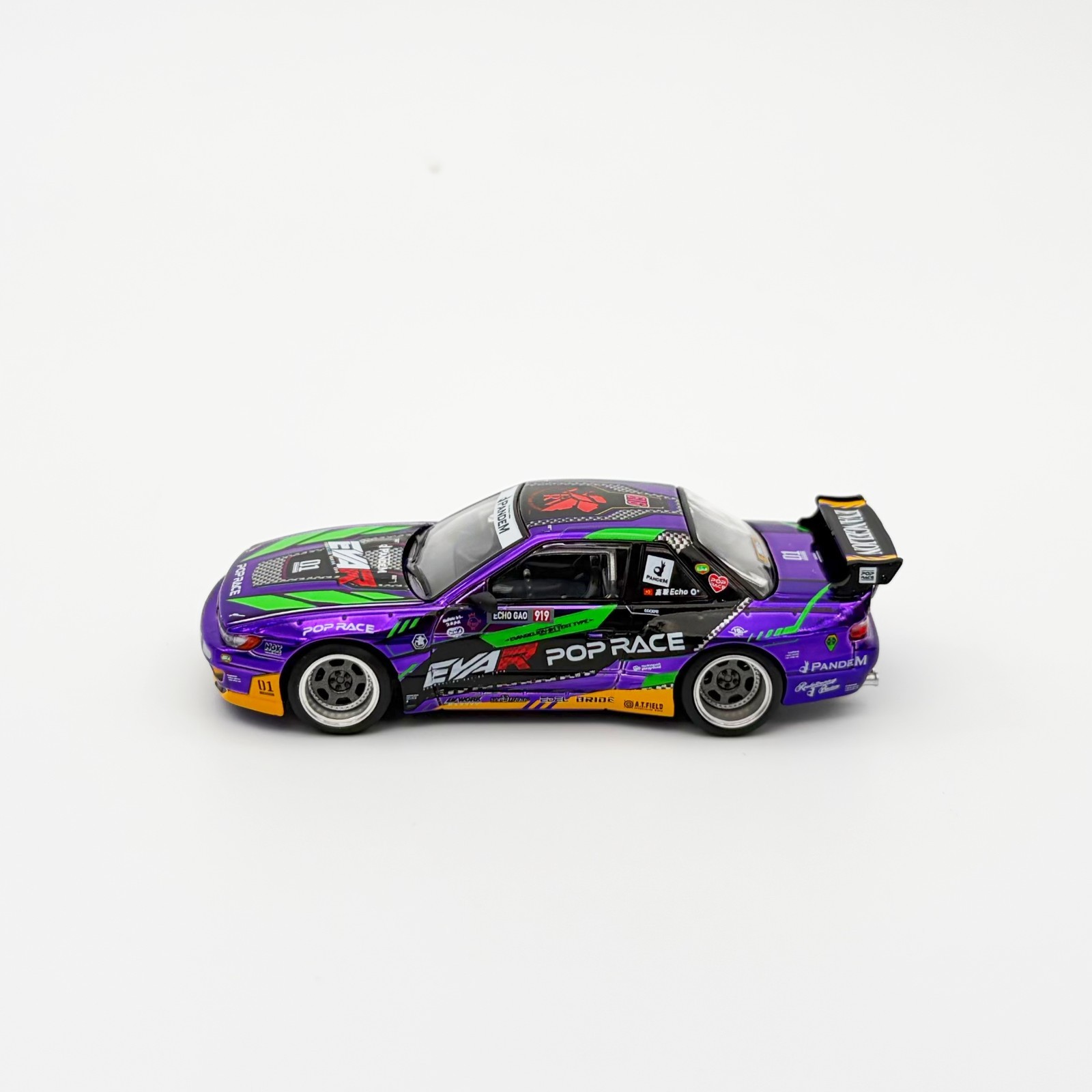 Pop Race 1:64 EVA RT Test Type-01 Pandem S13 Nissan Silvia #432