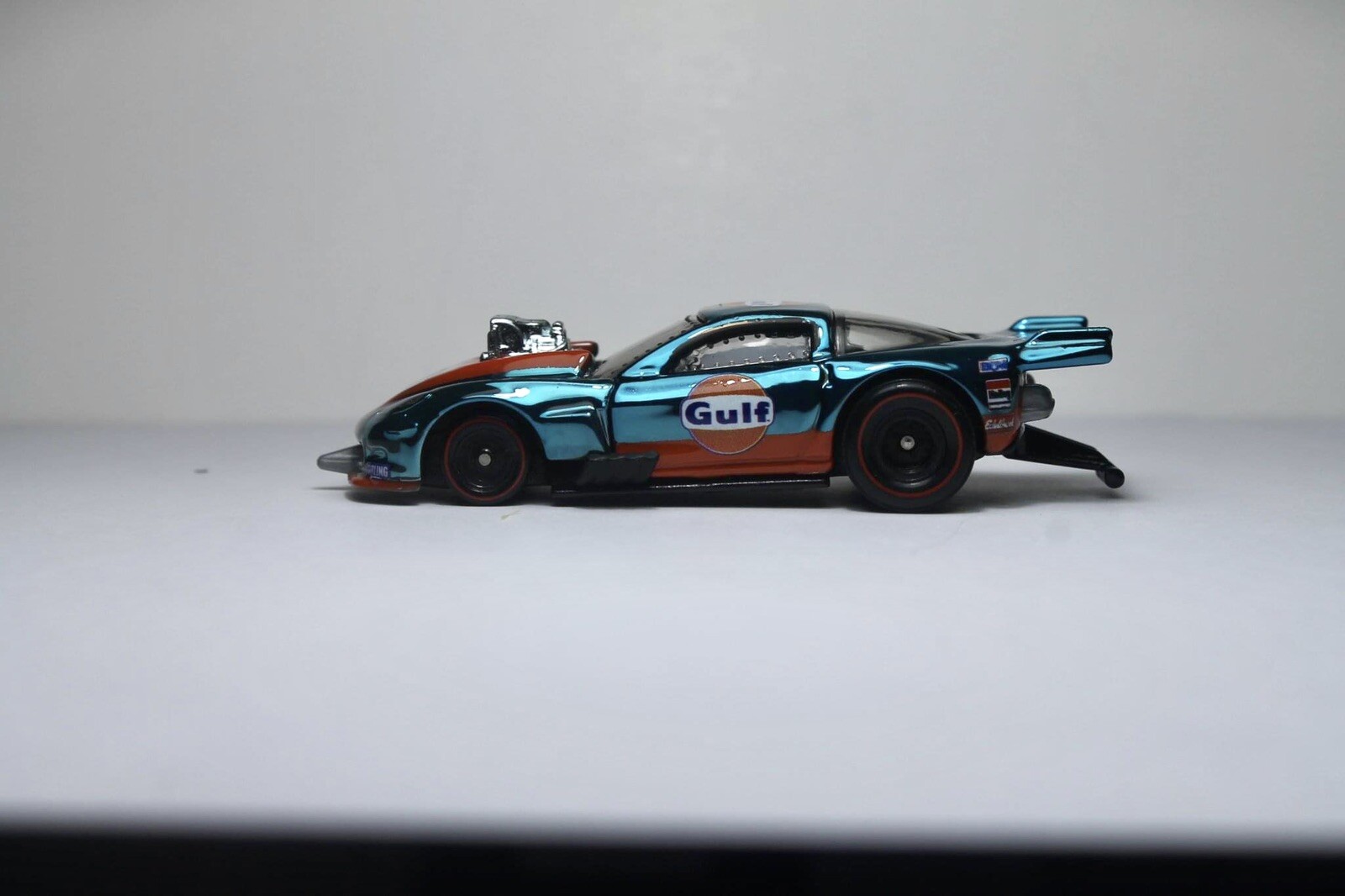 Hot Wheels Corvette Z06 Drag Racer Blue Spectraflame CUSTOM