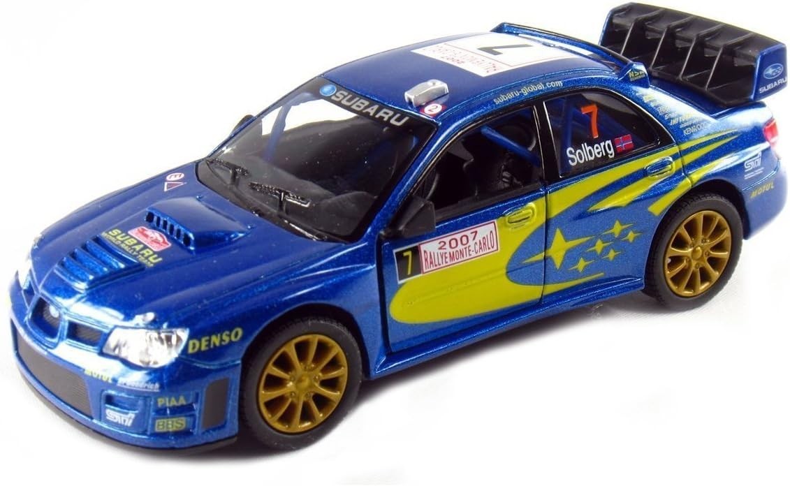 2007 Subaru Impreza WRC Racing Edition Die-Cast: Open Doors & Pullback Action