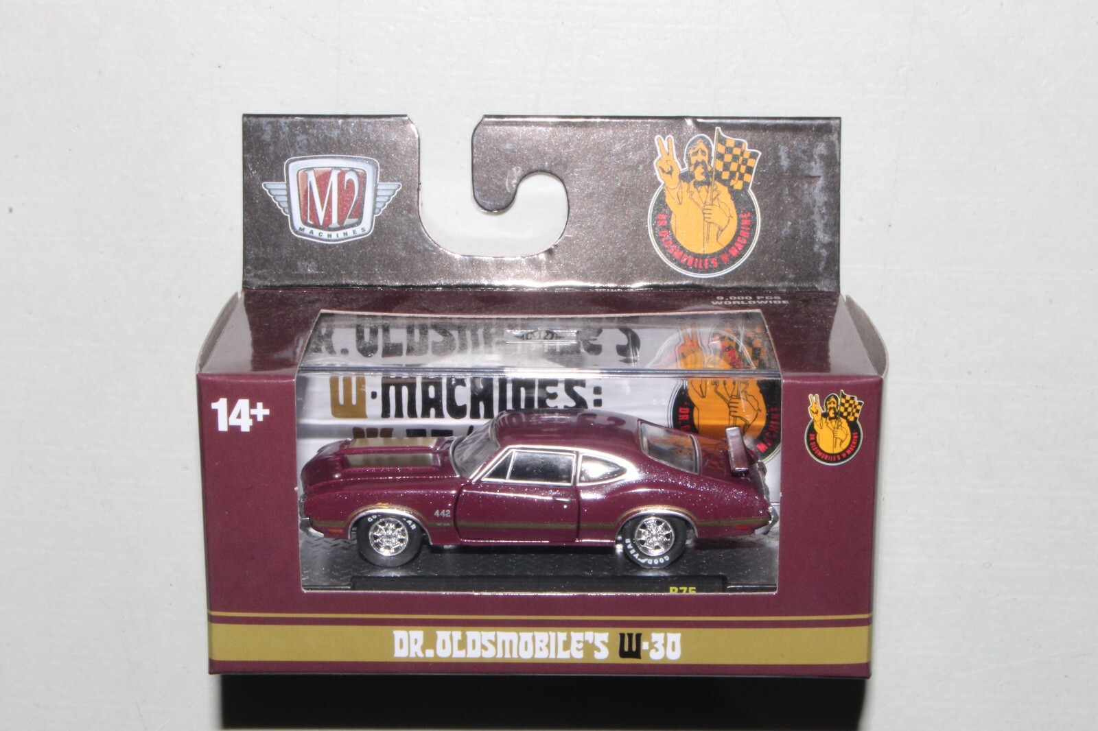 M2 Machines – Dr. Oldsmobile – 1970 Cutlass 442 W-30 – R75 – 1:64 Diecast