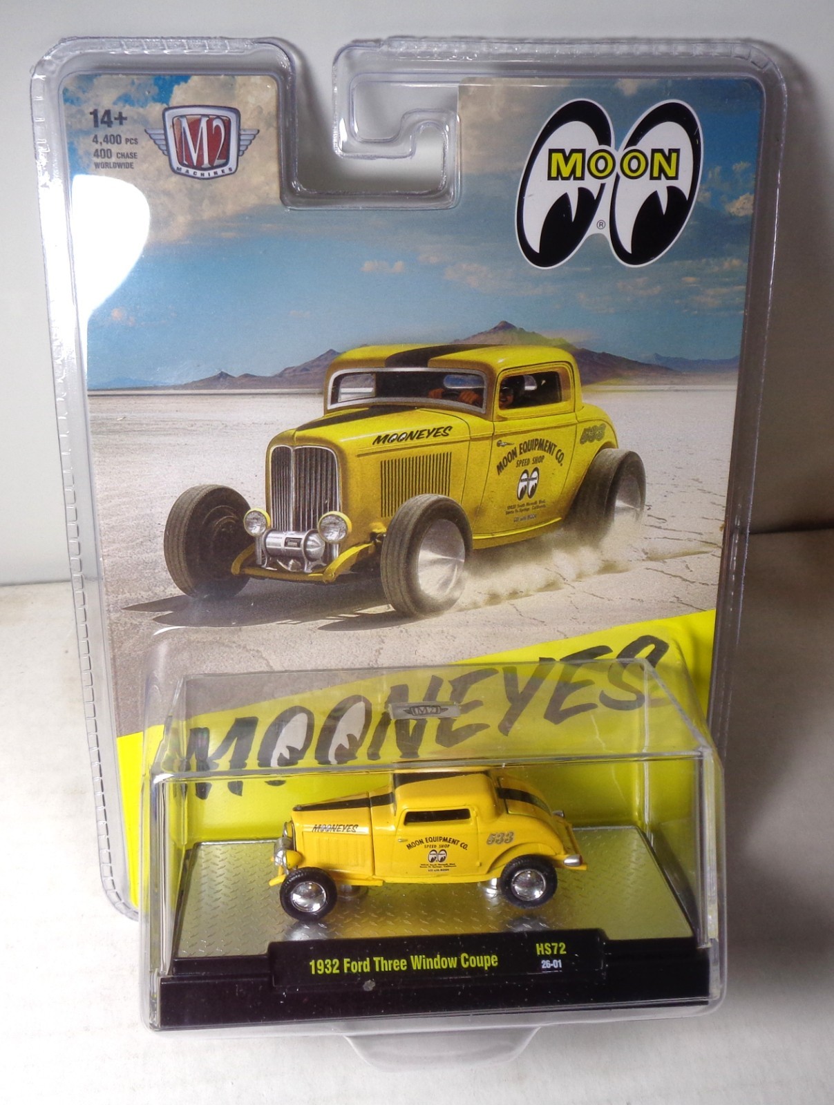 Mooneyes 1932 Ford 3-Window Coupe Hobby Exclusive M2 HS72 Limited Edition 4,400