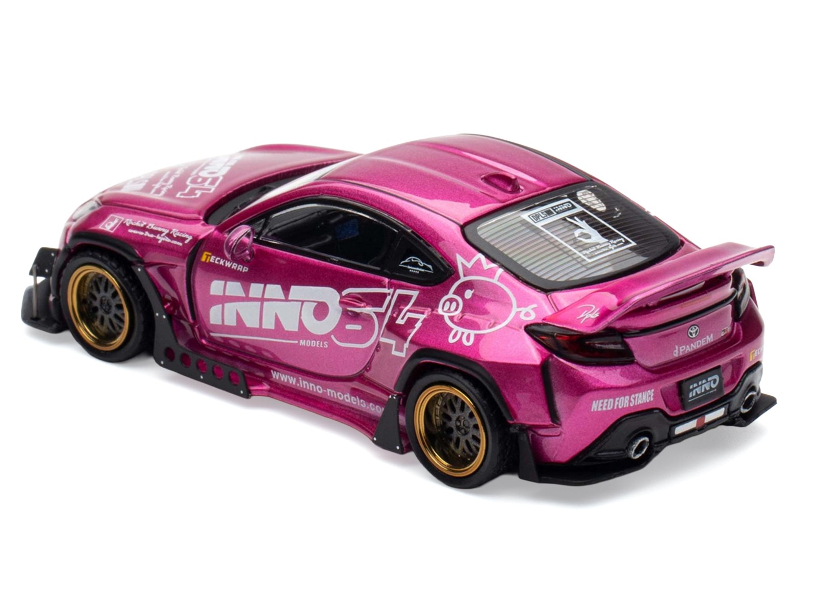Toyota GR86 Pandem Rocket Bunny RHD Pink Metallic APA XPO 2025 Exclusive 1/64