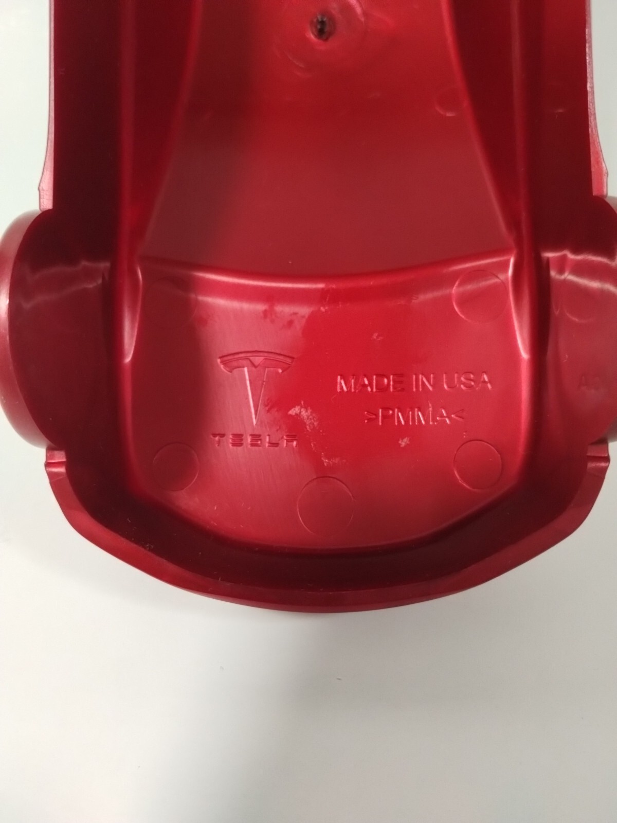 Tesla Model X Plastic Injection Molded Model Elon Musk Gigafactory Red Rare
