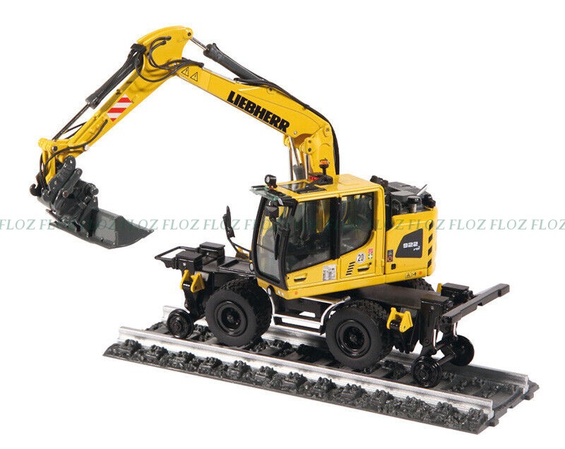 for NZG for Liebherr A922 Rail Litronic Mobile Excavator 1:50 Truck Pre-built