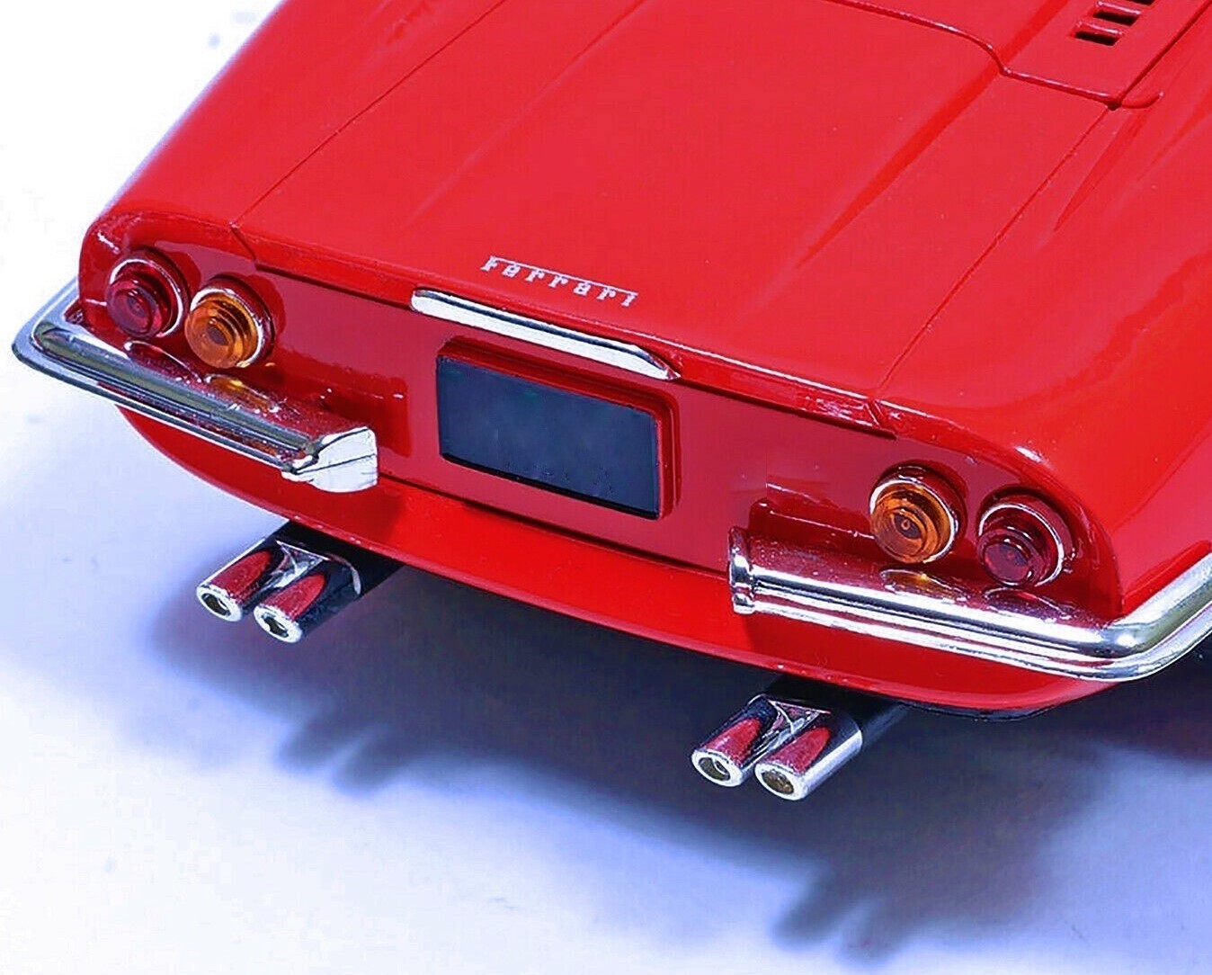 Ferrari Race Car Racing1:24Le Mans12Racer18Custom Built Metal Body Model RARE
