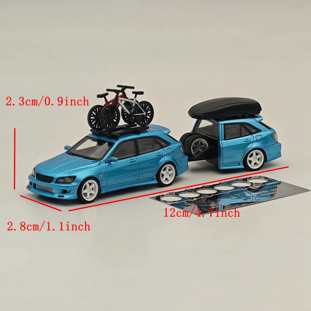 Mortal Masterpiece 1:64 Altezza Gita IS200 Trailer Set Diecast Collectible Gift