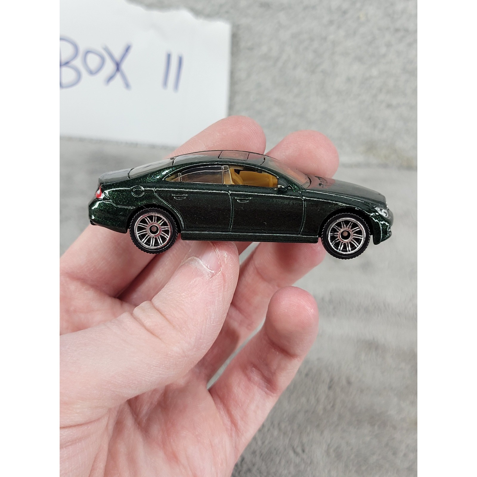 Matchbox Mercedes-Benz CLS500 MB683 2005 Dark Green Metallic 1:65 Scale Diecast