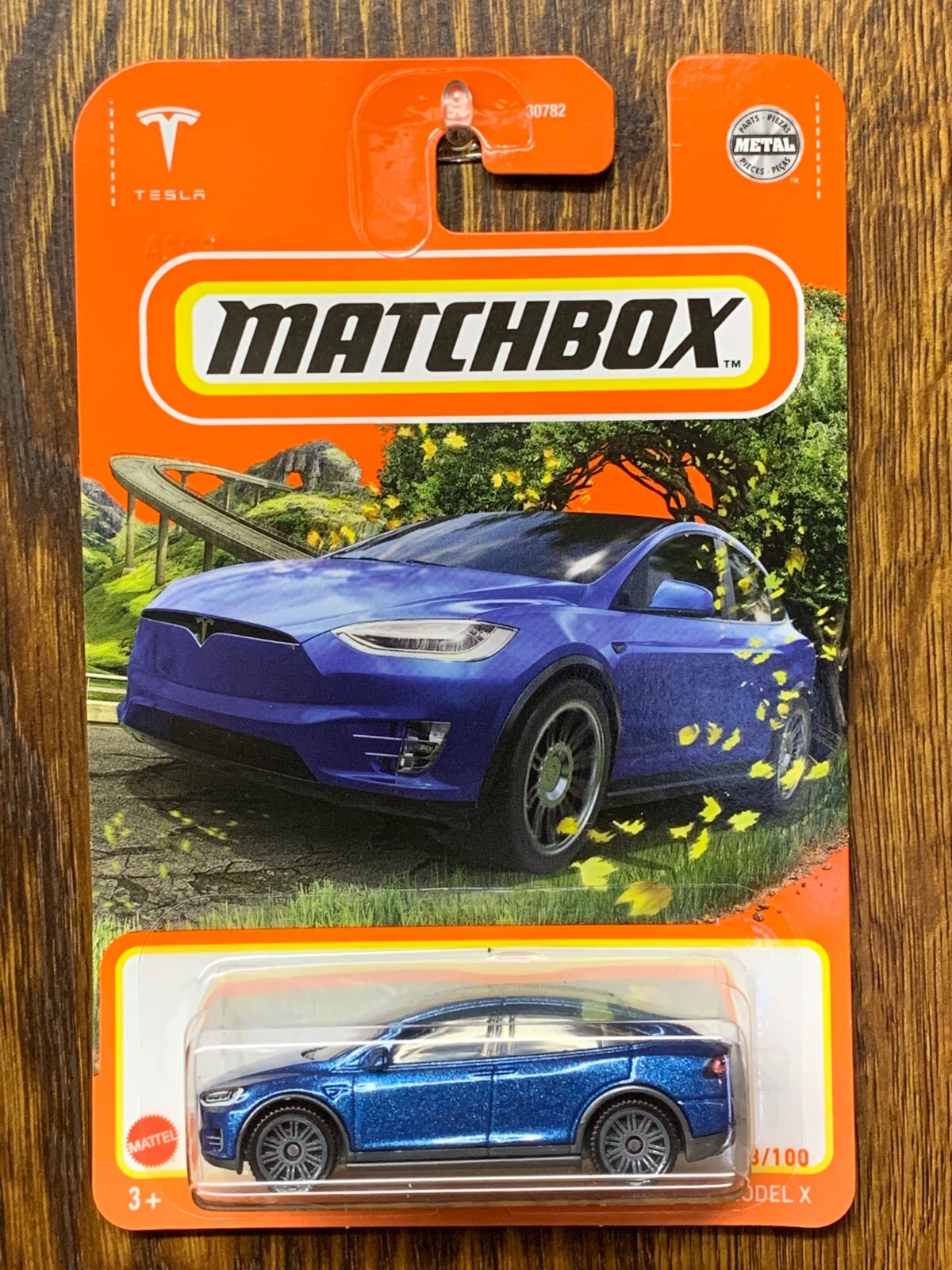 Matchbox 2022 Tesla Model X blue