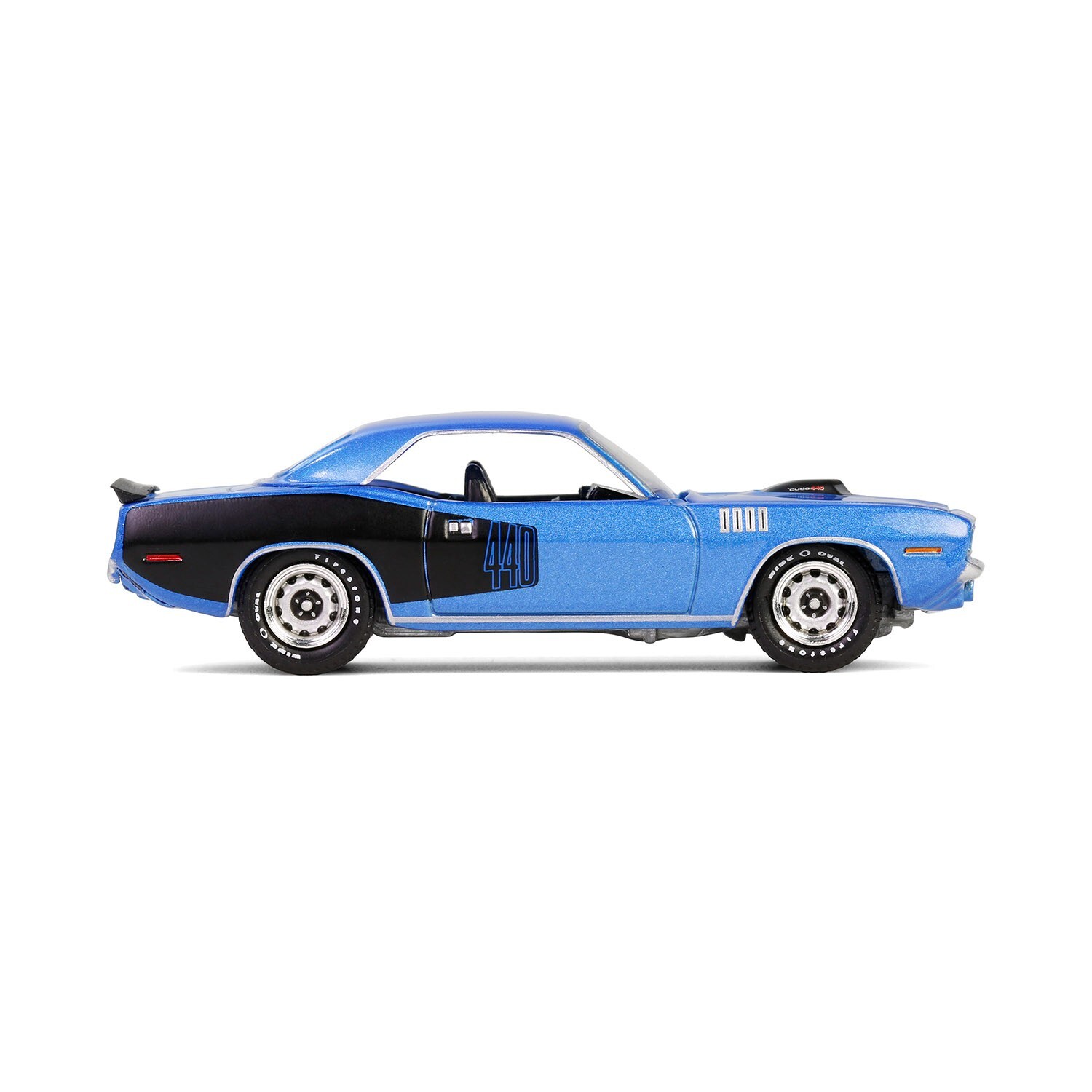 1971 Plymouth ‘Cuda 440 6bbl Shaker – Blue 1:64 Scale Model – Greenlight 28160D