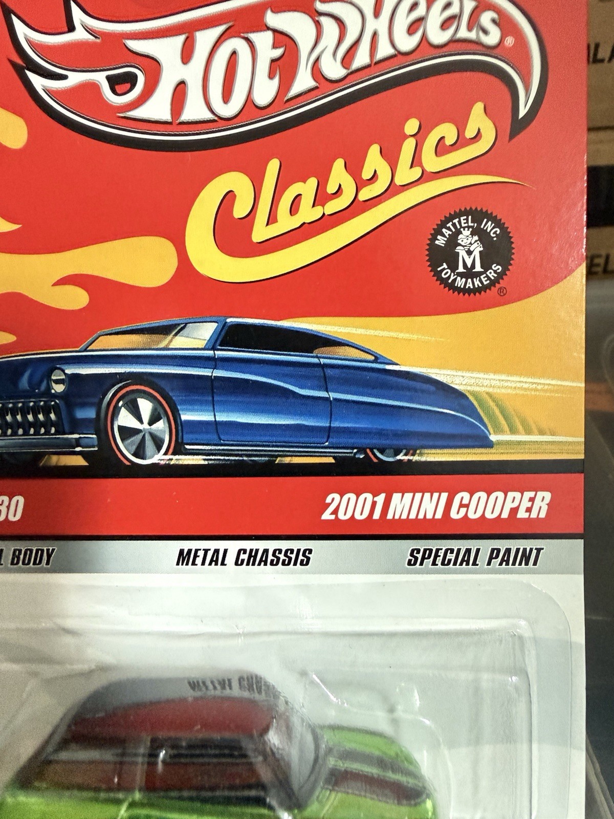 Hot Wheels Classics Series 5 2001 Mini Cooper, Green, BP