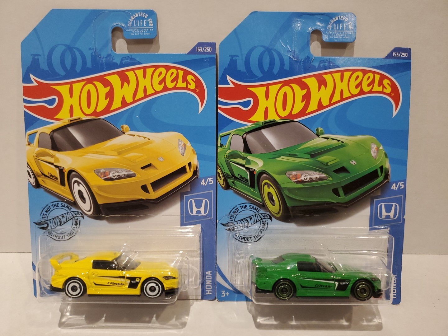 HOT WHEELS ~ HONDA S2000 ~ Yellow & Green ~ Variation