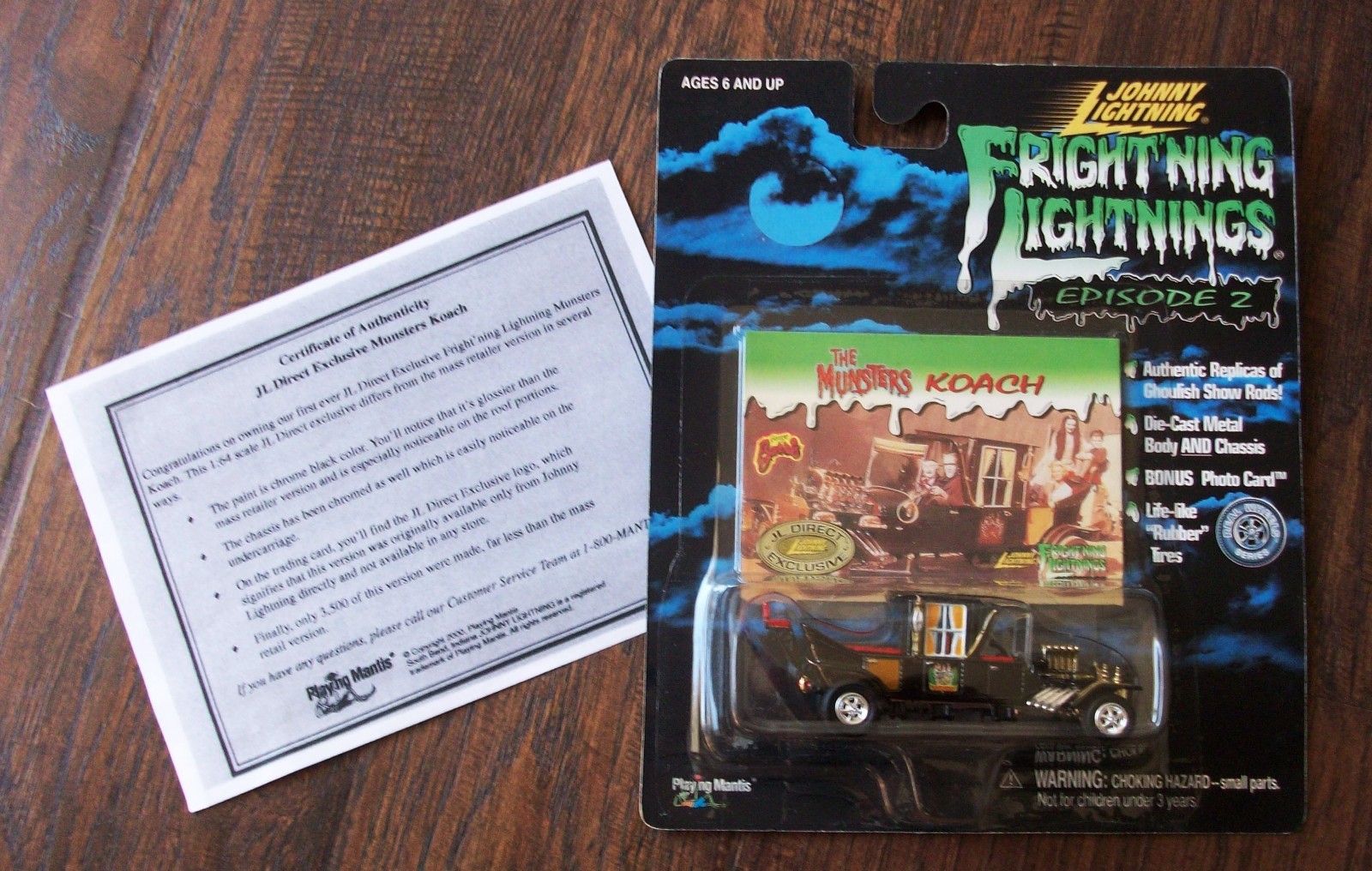 MUNSTERS KOACH COACH LIMITED EDITION “JL DIRECT EXCLUSIVE” + COA GEORGE BARRIS