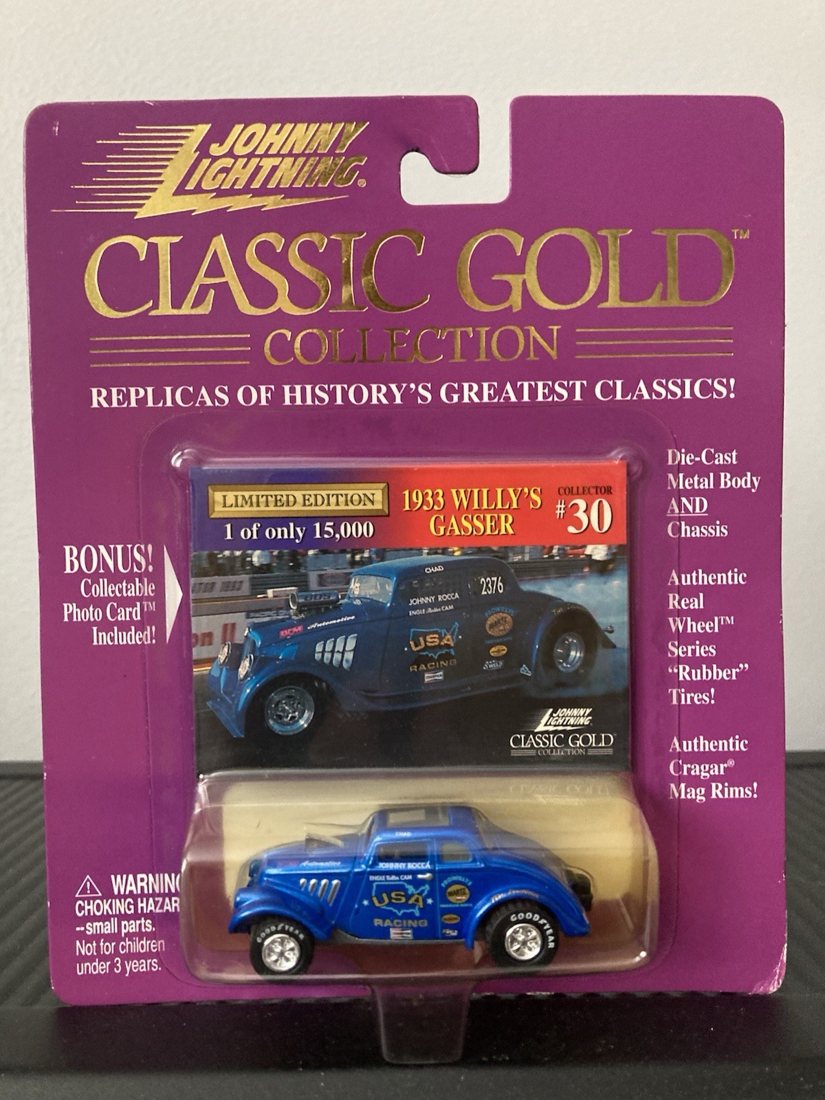 1933 Willys Gasser 1:64 scale diecast by Johnny Lightning