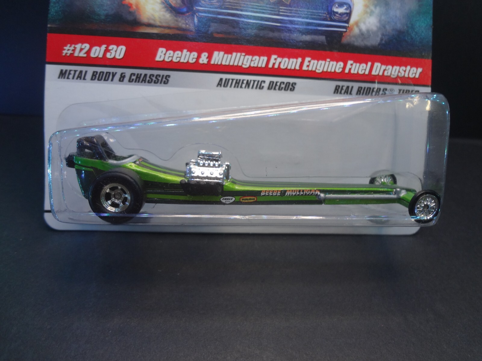Hot Wheels Beebe & Mulligan Front Engine Fuel Dragster – Drag Strip Demons
