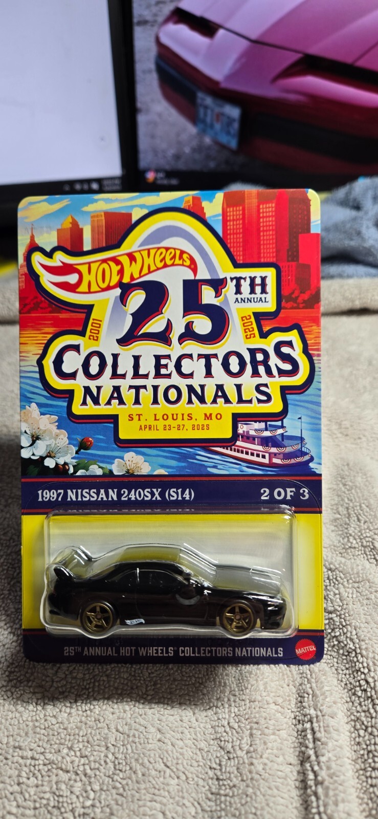 HOT WHEELS 25th COLLECTOR NATIONALS 1997 NISSAN 240SX (S14) 2692 OF 6200