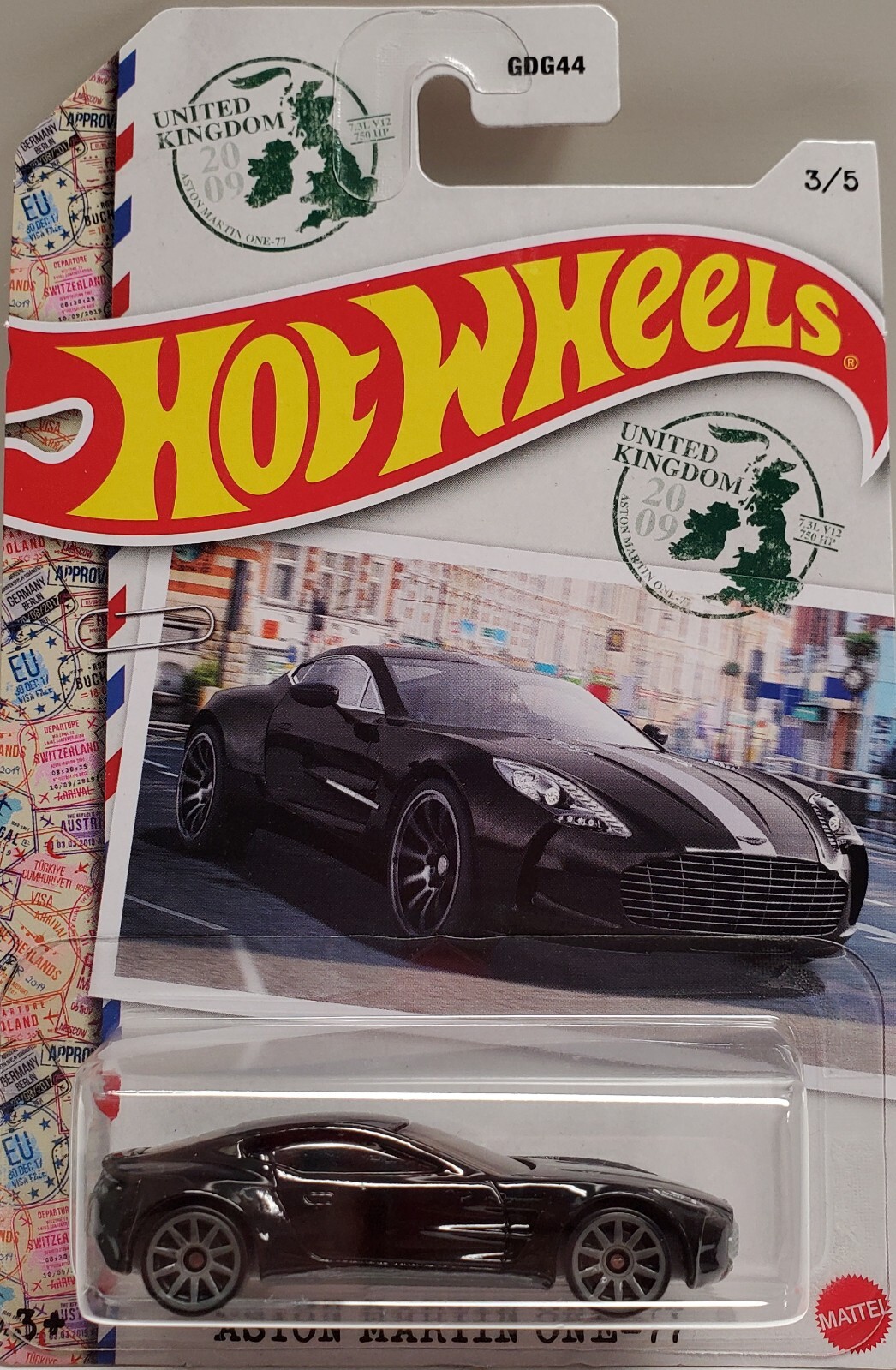 Aston Martin One-77 /United Kingdom / World Class Racers / Hot Wheels 2022
