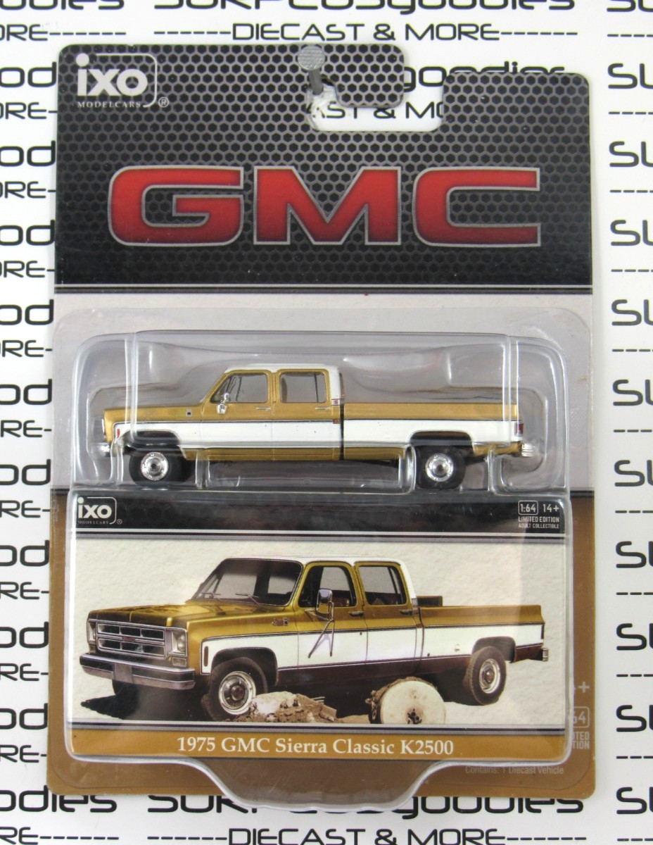 2026 IXO America 1:64 Yuba Gold 1975 GMC SIERRA CLASSIC Pickup Truck #IA64012