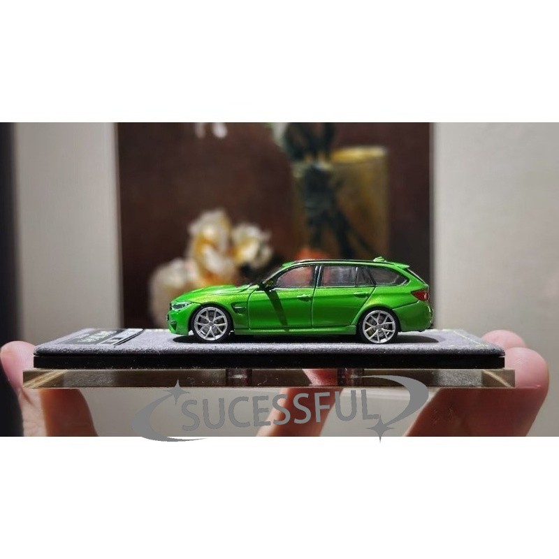 Mortal 1/64 Green BMW F81 M3 CS Wagon Metal Diecast Sports Car