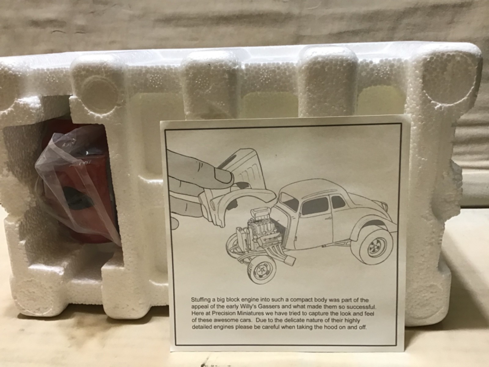 BONES DUBACH PISANO CAST 1933 WILLYS GASSER 1/18 PRECISION MINIATURES NHRA PRM07