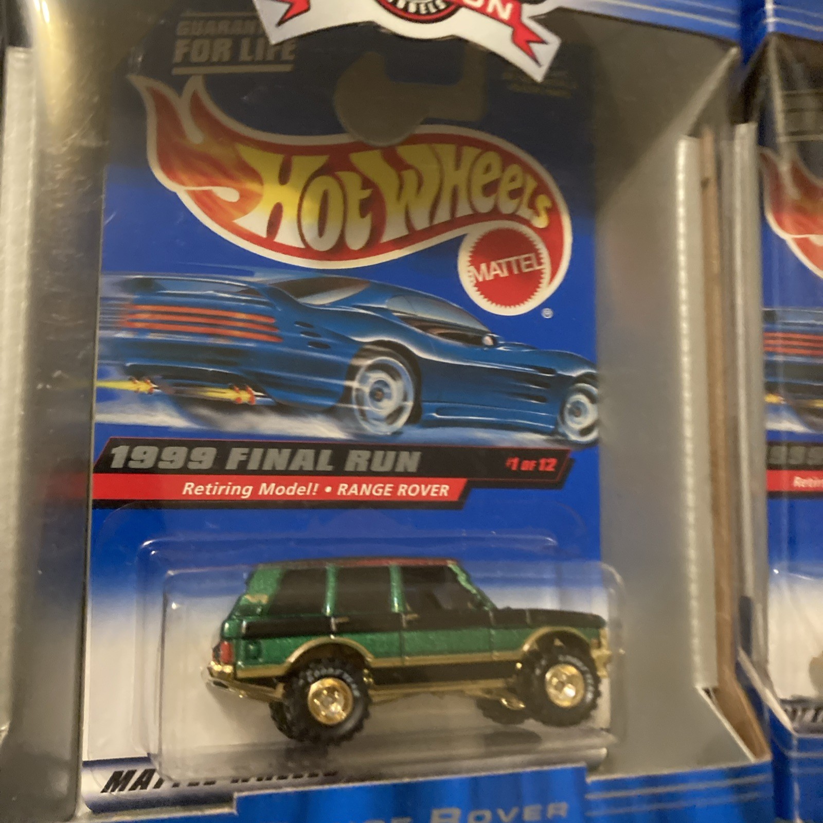 2 Hot Wheels 1999 Final Run Retiring Models #9 Mercedes 540K #1 Range Rover