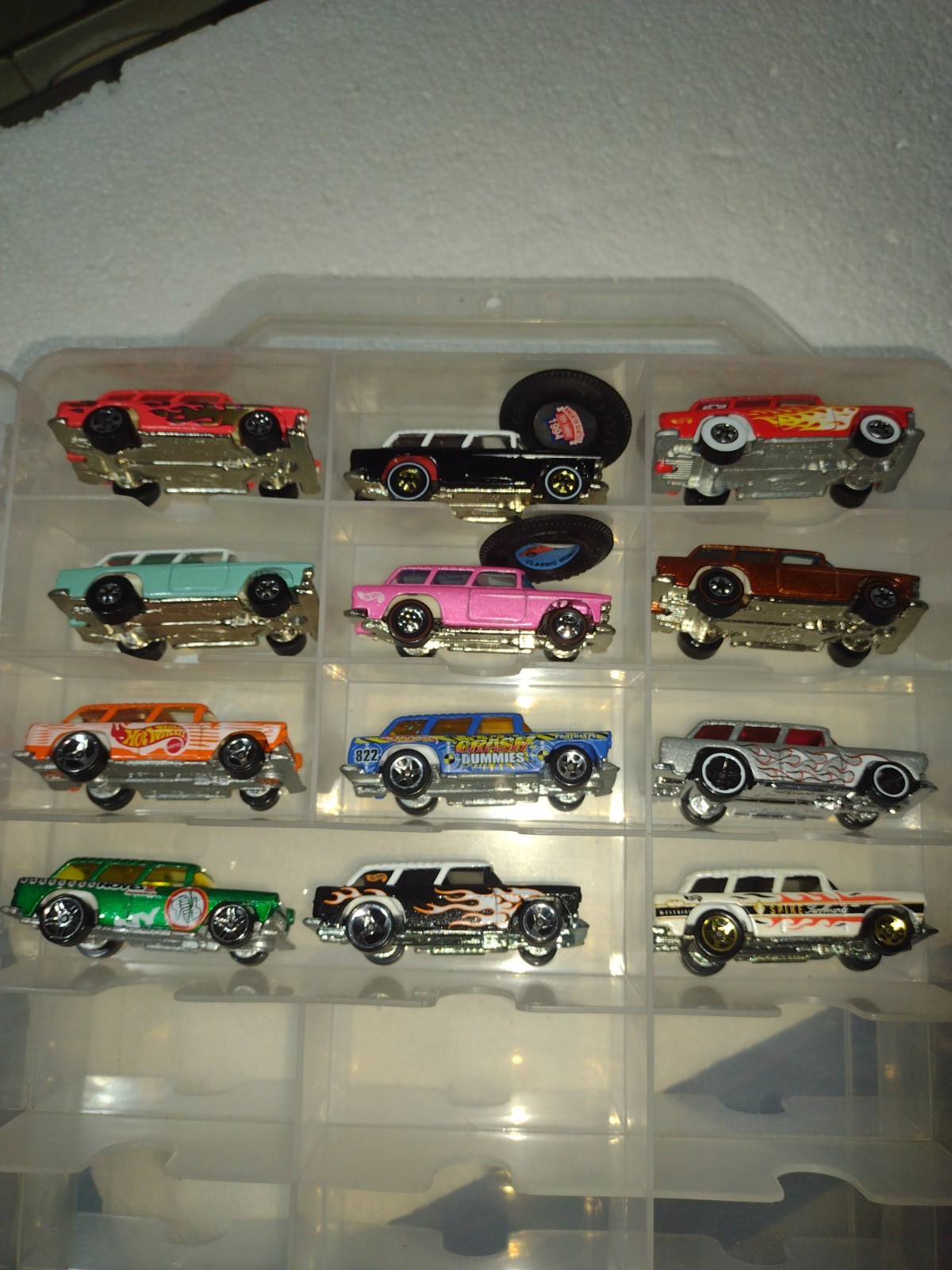 12 Hot Wheels Classic Nomad, Vintage Series with opening hoods