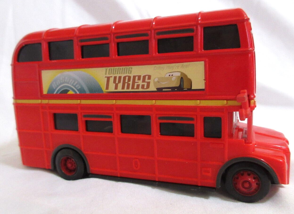 Disney Pixar Cars Fly the United Kingdom #1951AZ Double Decker Trafalgear 91 EUC