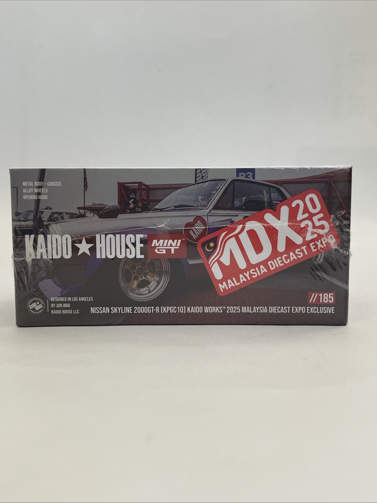 Nissan Skyline 2000GT-R (KPGC10) Kaido Works 2025 malasyia Diecast Expo KHMG185