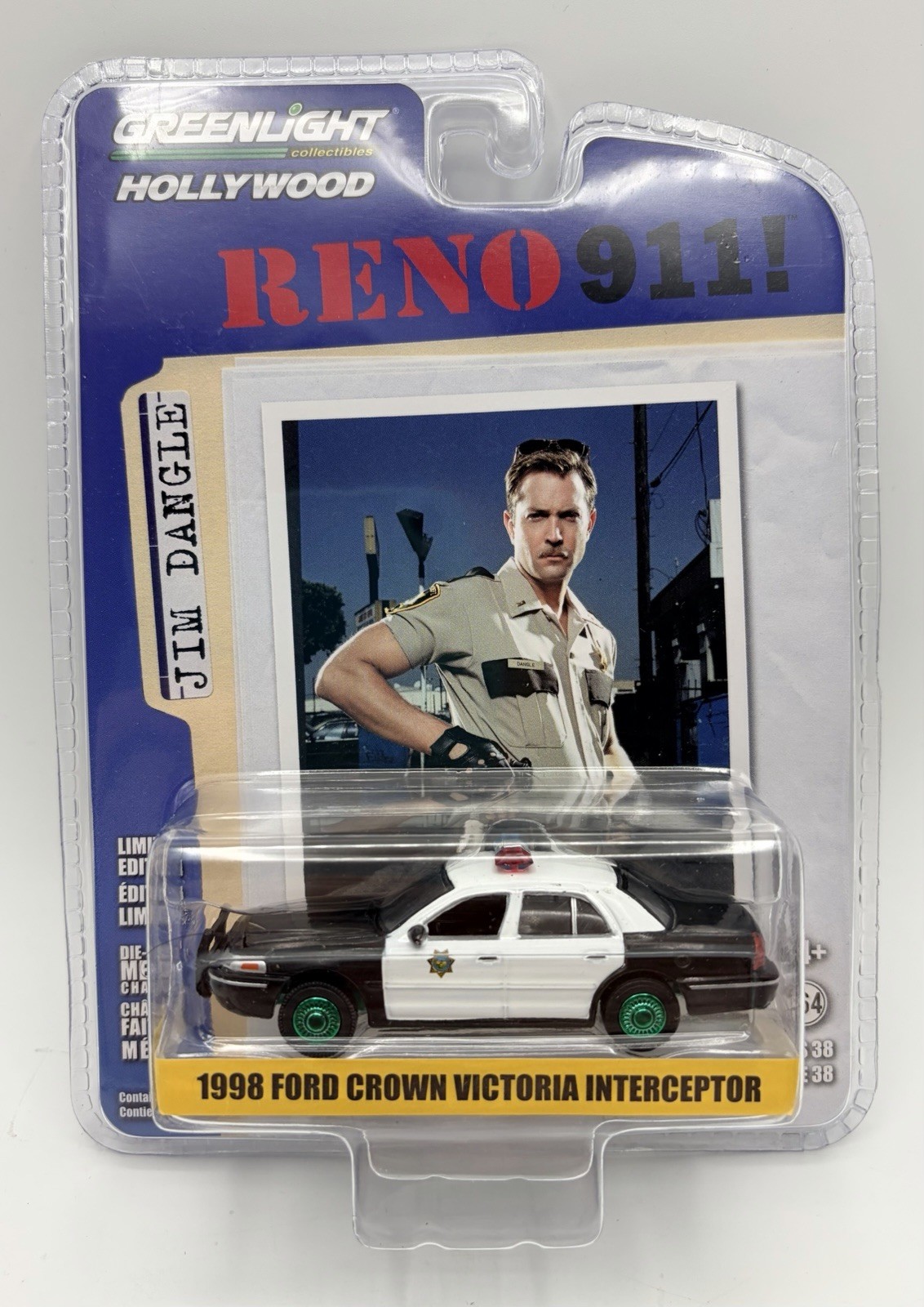 Greenlight 1:64 Hollywood Series 38 1998 Ford Crown Victoria Reno 911 CHASE