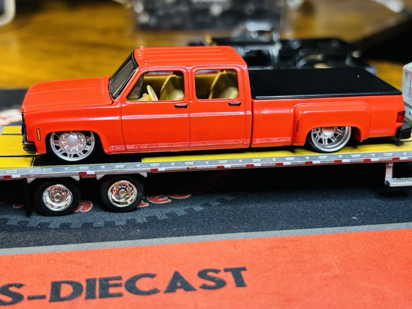 1/64 Greenlight/m2 3D Low Pros 12.5mm Dually 2 (Rim And Tires) No Truck