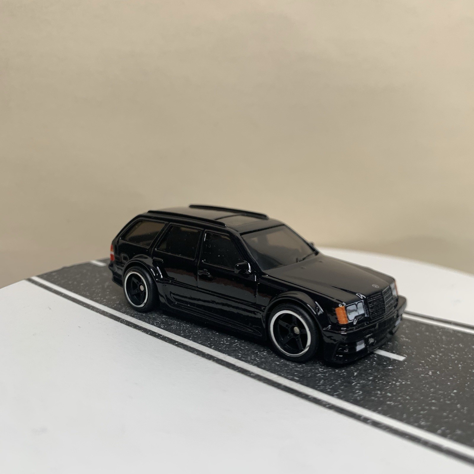 Hot Wheels Premium Boulevard #60 Mercedes-Benz AMG E36 Estate Wagon Custom Black