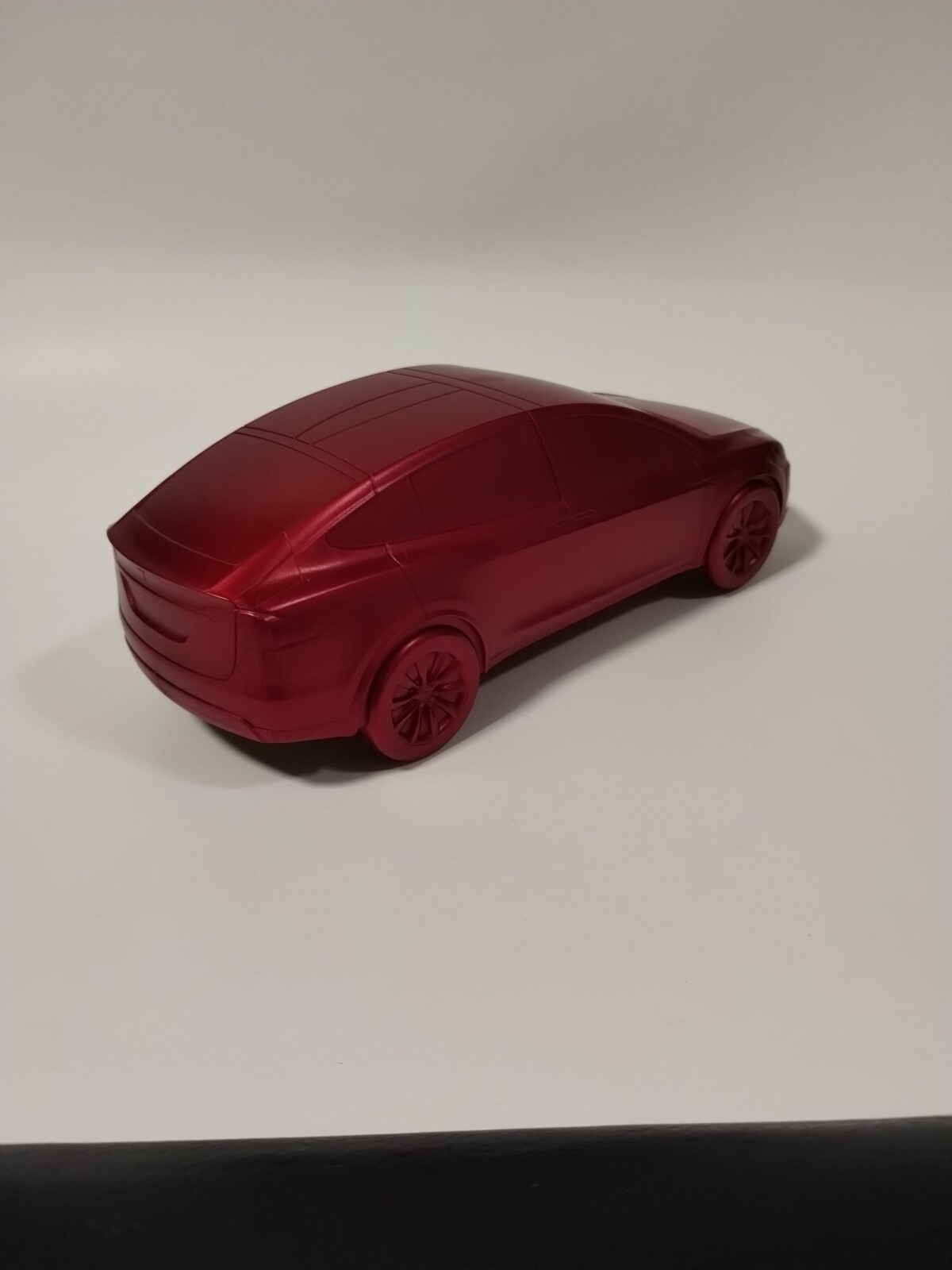 Tesla Model X Plastic Injection Molded Model Elon Musk Gigafactory Red Rare