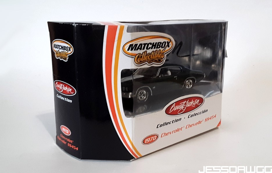 new 1970 Chevrolet Chevelle SS454 car 1:43 Barrett Jackson Matchbox Collectibles