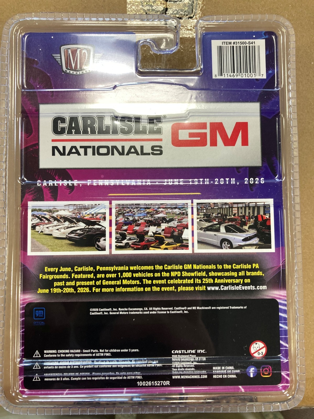 2026 CARLISLE GM NATIONALS SHOW EXCLUSIVE M2 Machines 1992 CHEVROLET TAHOE