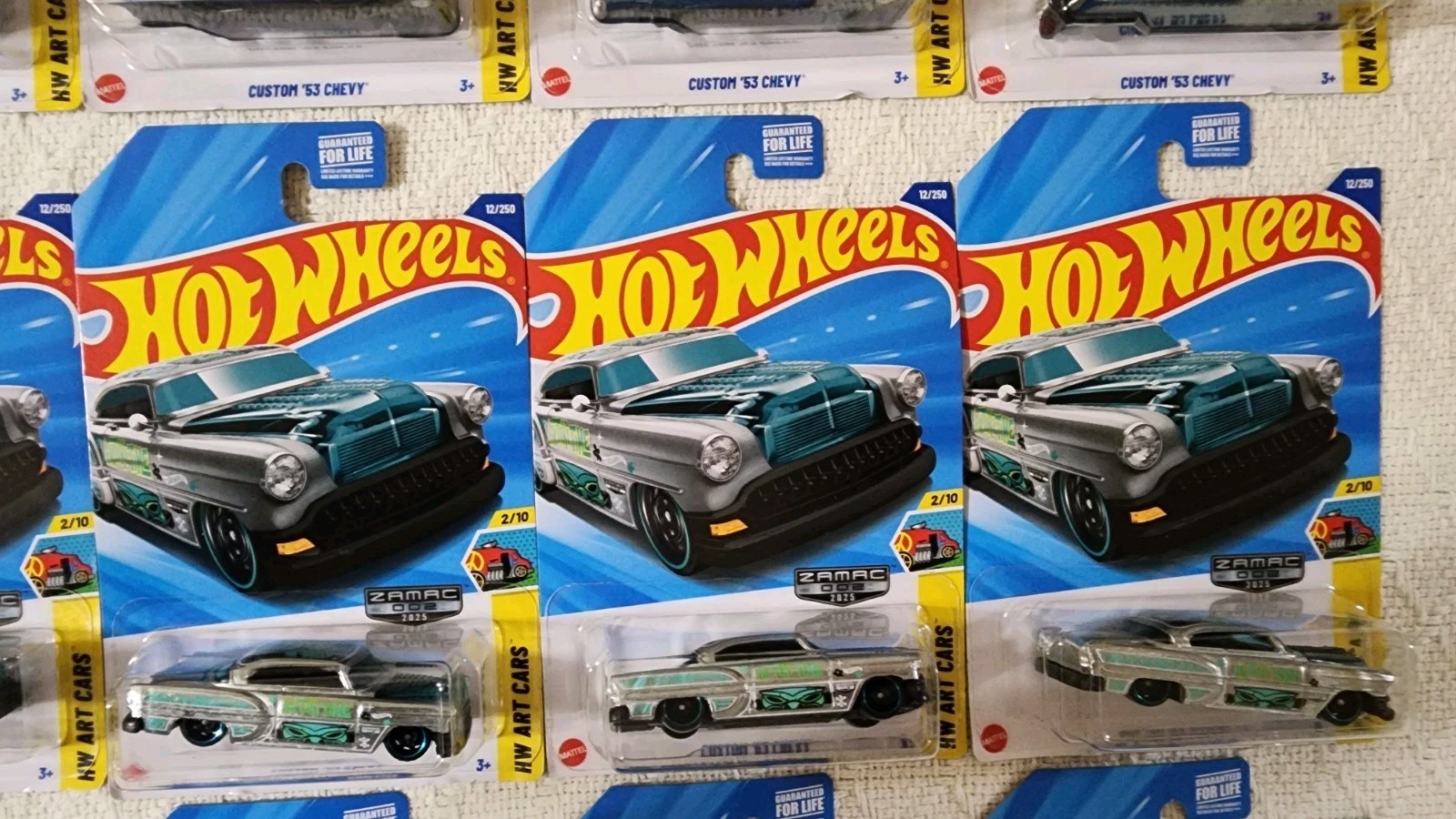 Hot Wheels 2025 Zamac Lot ; Custom ’53 Chevy & Mazda Autozam