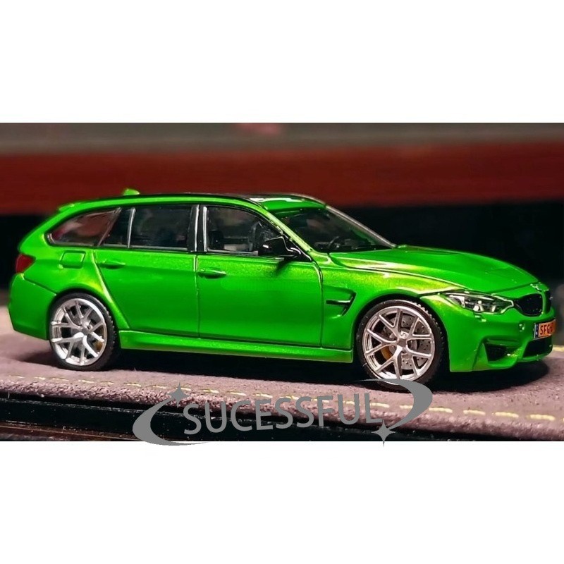 Mortal 1/64 Green BMW F81 M3 CS Wagon Metal Diecast Sports Car
