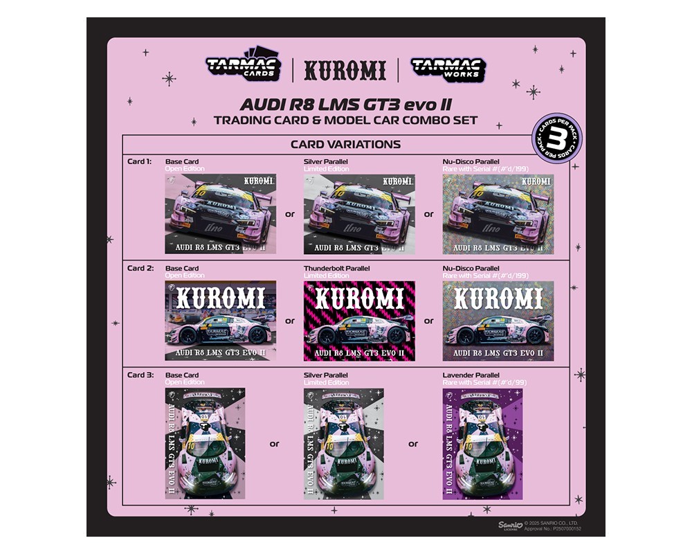 Tarmac Works Audi R8 LMS GT3 evo II Kuromi Uno Racing Macau GT Cup FIA GT 1/64