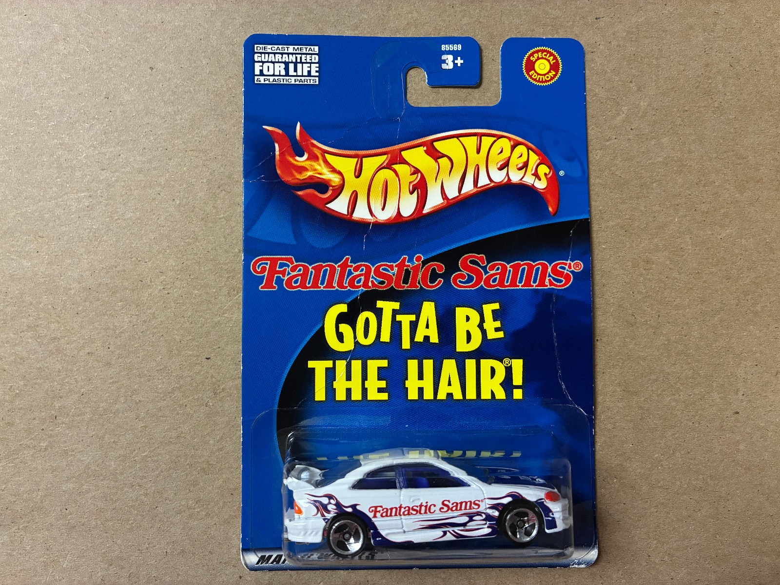 Hot Wheels Fantastic Sams 1:64 1999 Honda Civic Si Diecast (Mattel) Card Creased