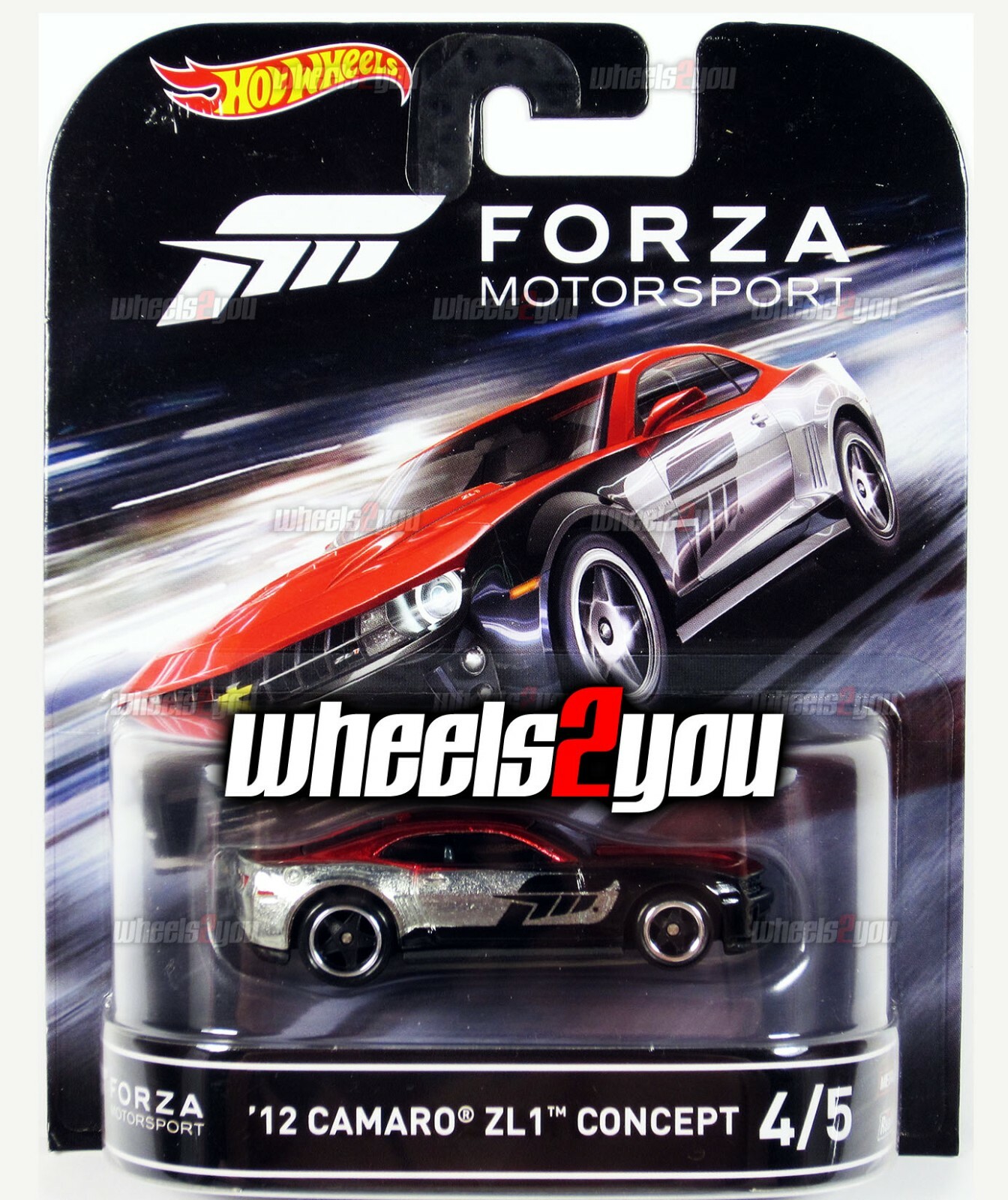 Hot Wheels 12 CAMARO ZL1 CONCEPT Forza Motorsport Retro Entertainment 1:64 DJF52