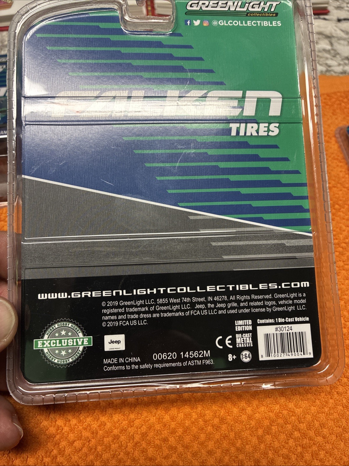Greenlight Falken Tires 2017 Jeep Wrangler Unlimited Limited Edition 1:64