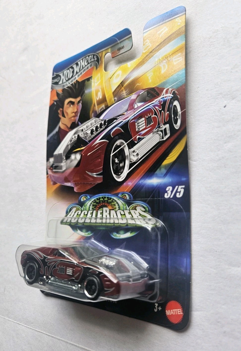 2025 Hot Wheels SILVER SERIES – ACCELERACERS – SET OF 5