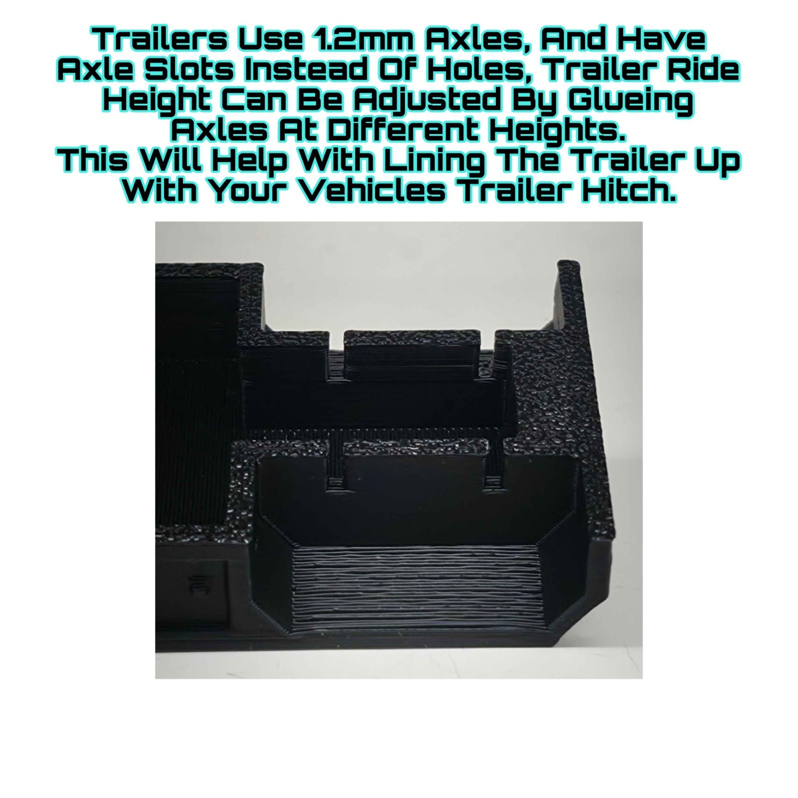 Car & Truck Trailer Tandem & Tridem For 1/64 Scale Greenlight Diecast Vehicles