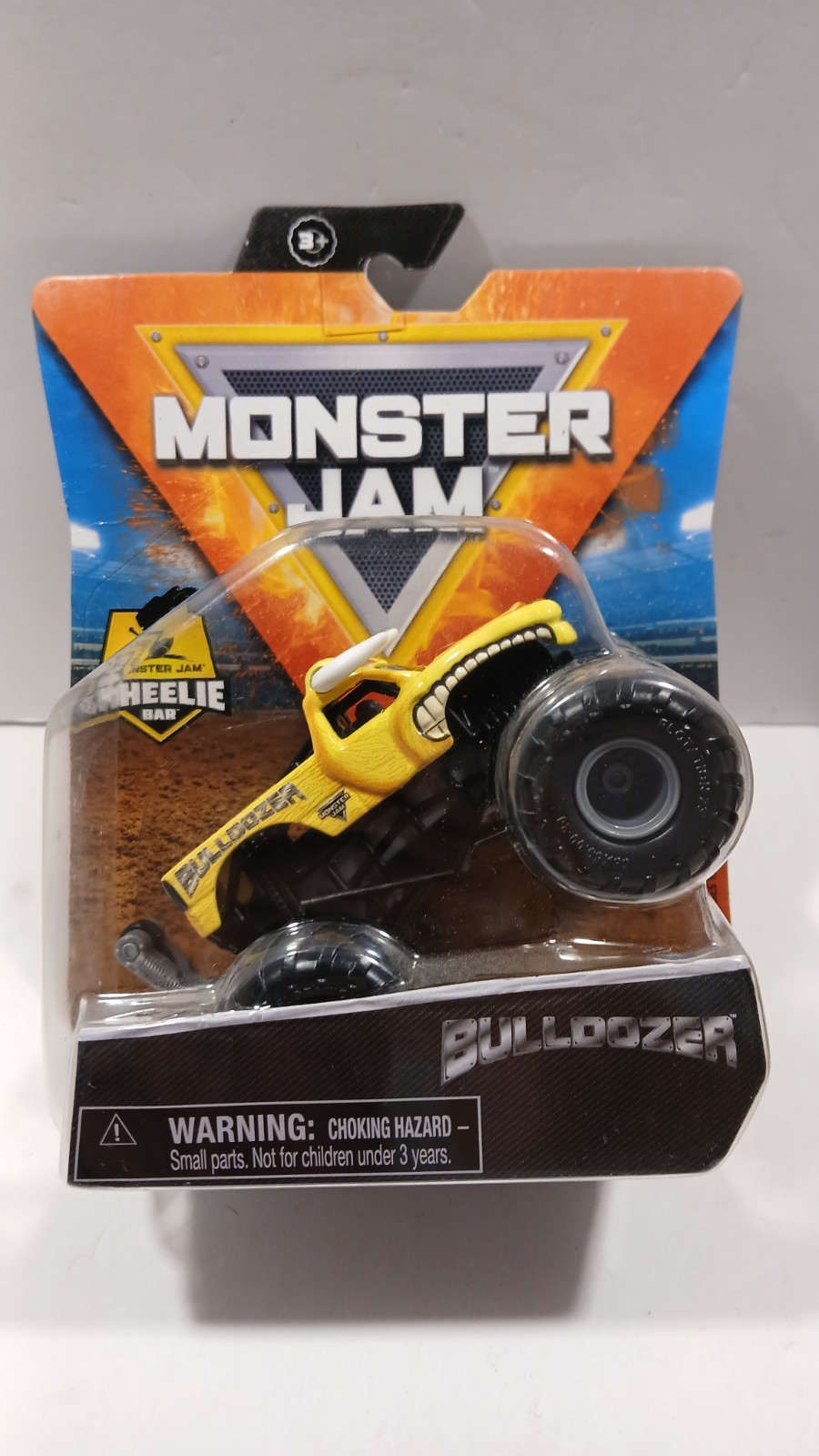 Spin Master Monster Jam BULLDOZER 1:64 Monster Truck W/ Wheelie Bar