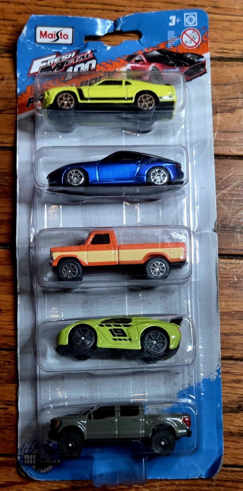 2018 Maisto Fresh Metal Fresh Pack Set of 5 New Toy Diecast Cars