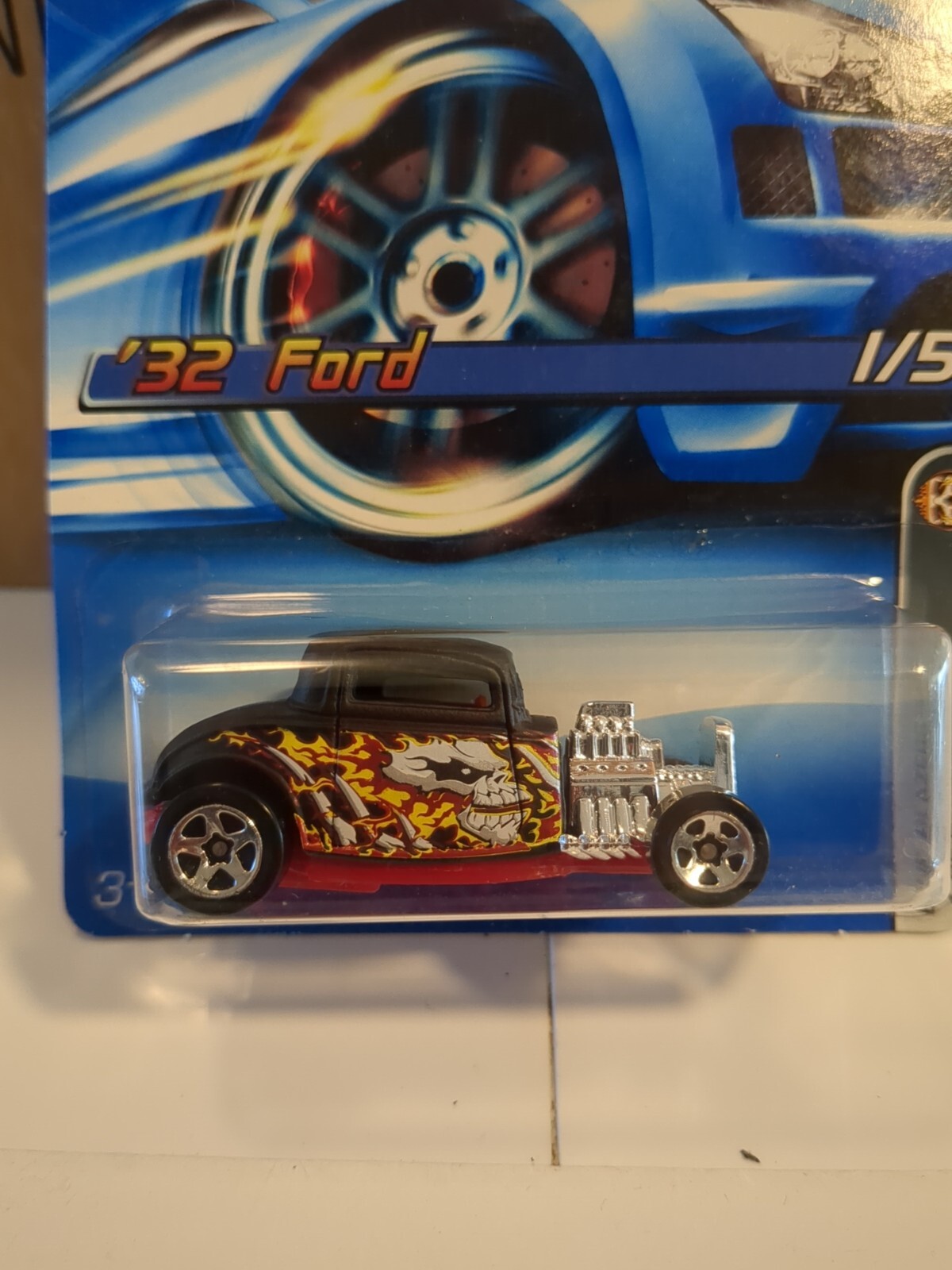 ’32 FORD Flat Black 2006 Hot Wheels #81 Bone Blazers Mattel