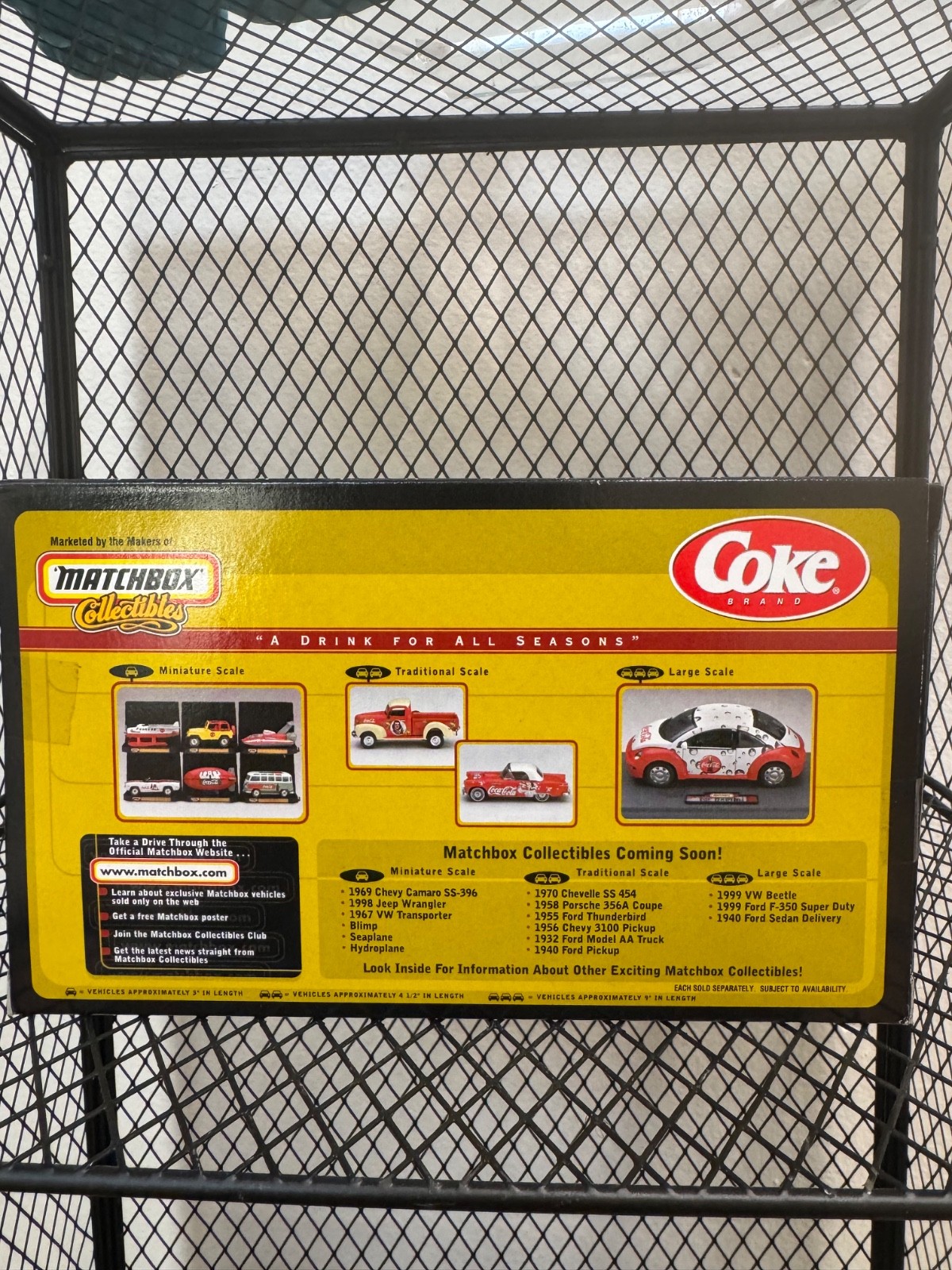 1970 Coca’Cola Chevelle SS 454 MatchBox Collectibles 1/43 Scale Die-Cast