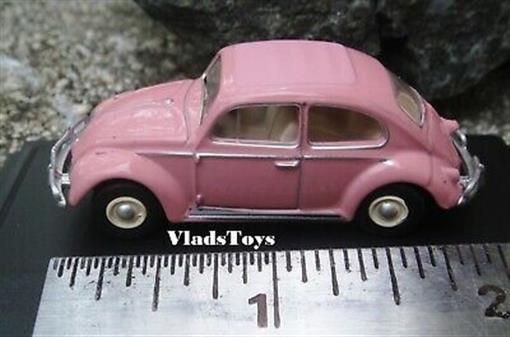 Oxford 1/76 VW Volkswagen Beetle Pink (United Kingdom registration) 76VWB011UK