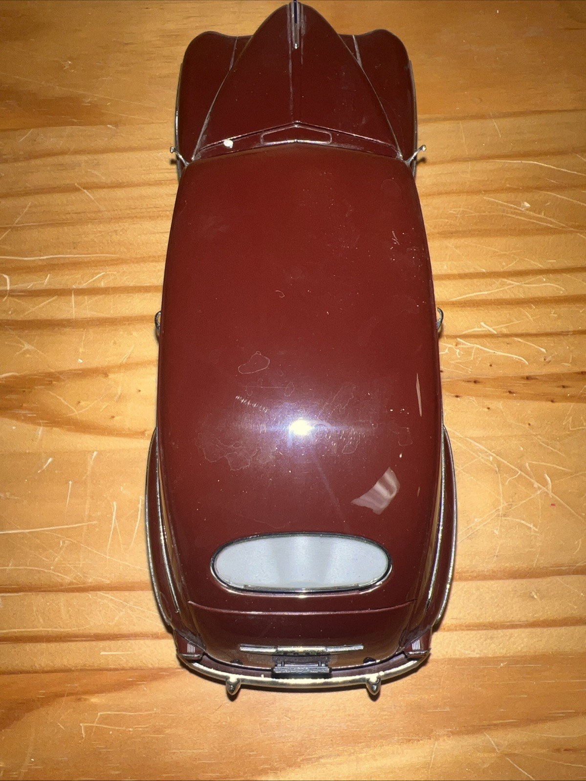1947 Ford Super Deluxe Tudor Sedan Monsoon Maroon Danbury Mint Diecast Replica