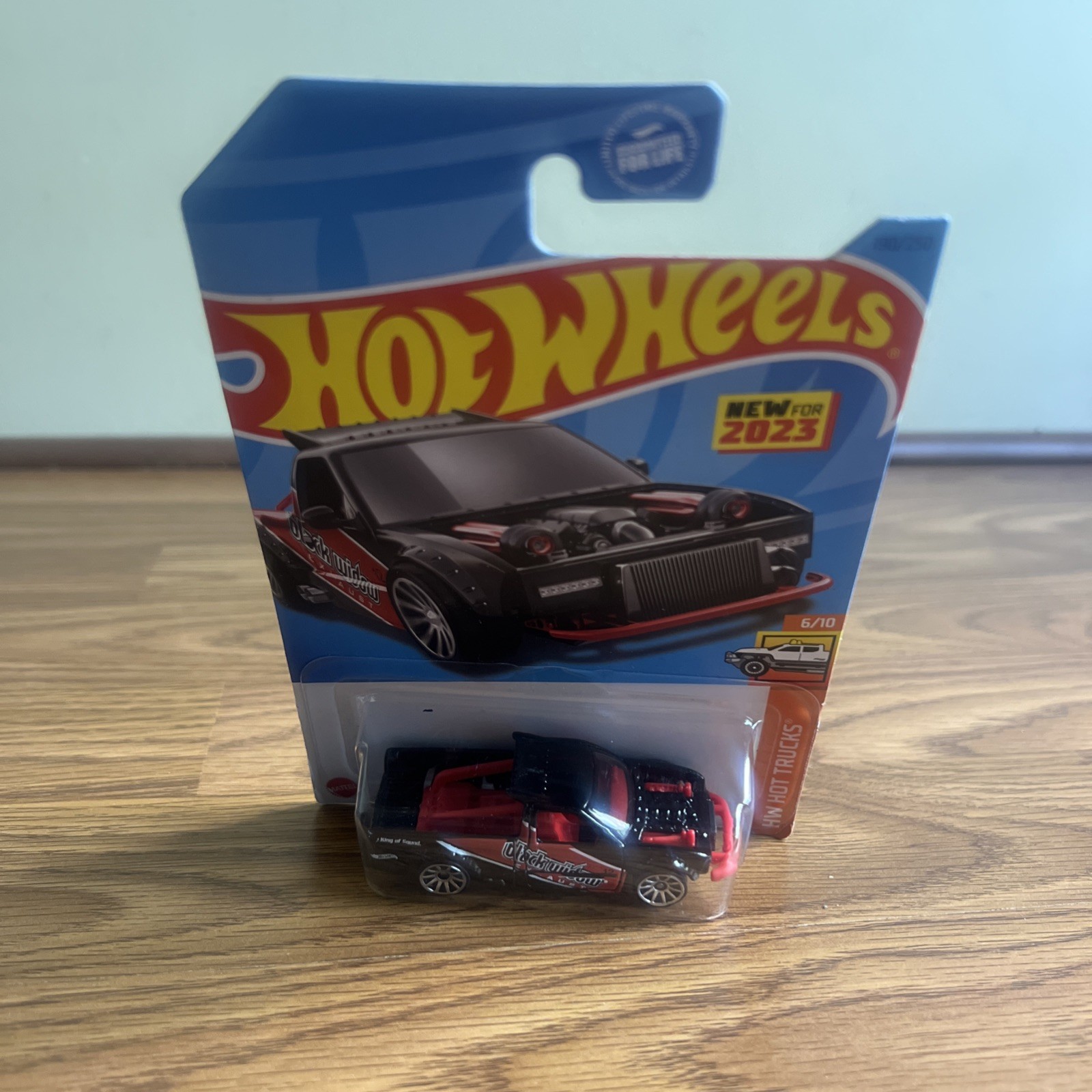 Hot Wheels 2023 HW Hot Trucks 6/10 Grip Black Chevrolet S-10 Die Cast Car #D1