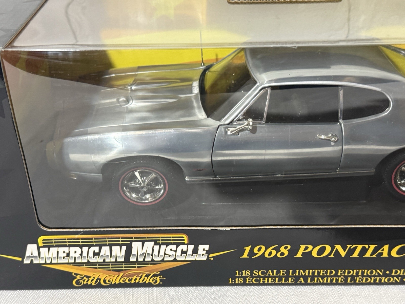 1/18 Ertl 1968 Pontiac GTO Raw Unpainted CHASE 1 of 1000 Factory Sealed Box