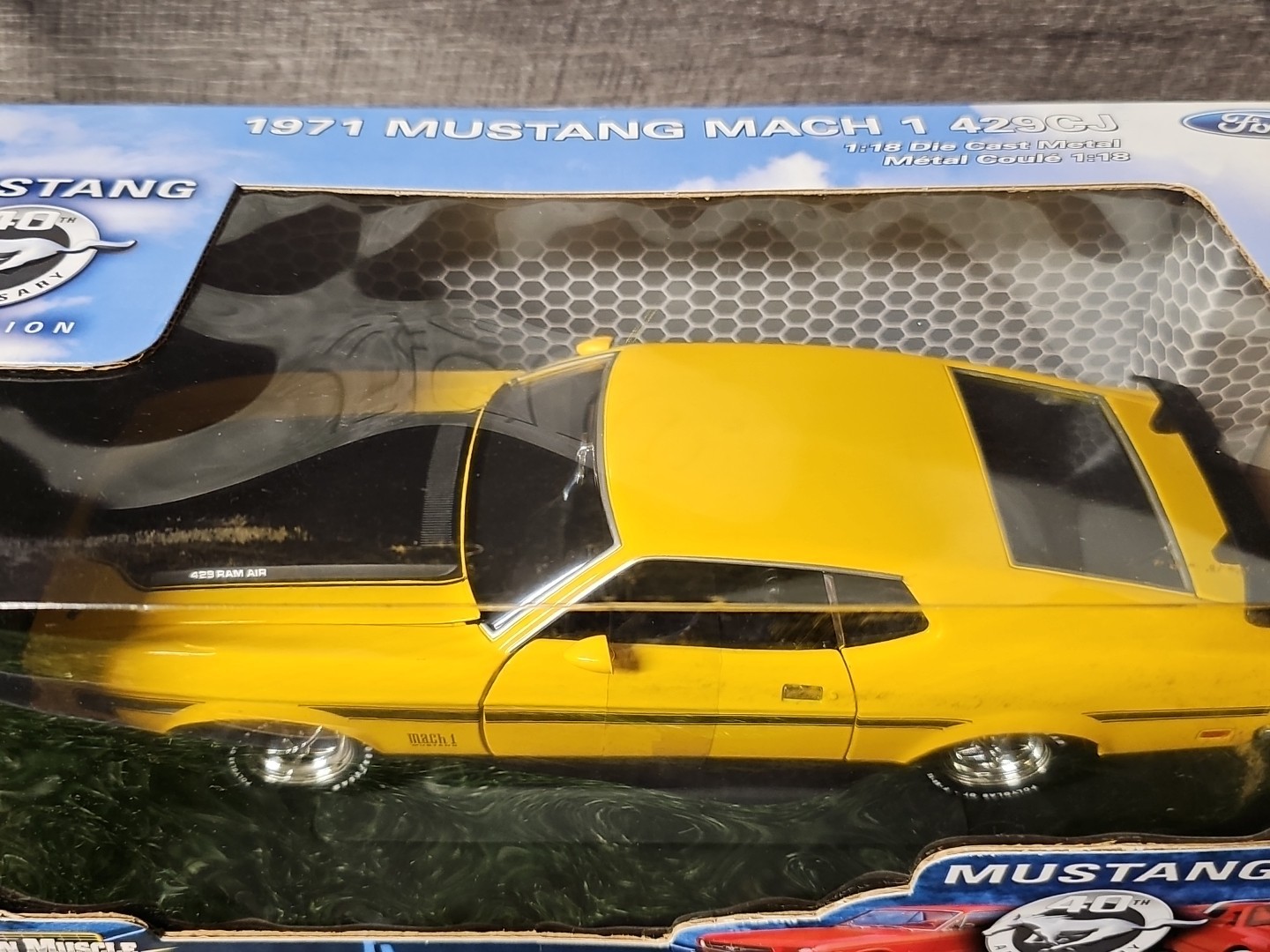 Vntg 2004 Ertl Am. Muscle 1971 Mustang Mach I 429CJ 1:18 40th Ann. Collection